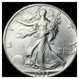 1933-S Silver Walking Liberty Half Dollar  CLOSEL