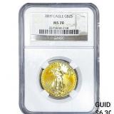 2009 1/2oz Gold Eagle $25 NGC MS70