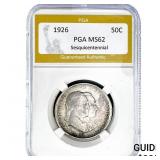 1926 Sesquicentennial Half Dollar PGA MS62
