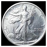 1917-S Walking Liberty Half Dollar CLOSELY  UNCIR