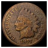1877 Indian Head Cent NEARLY UNCIRCULATED