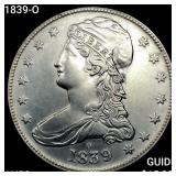 1839-O Capped Bust Half Dollar