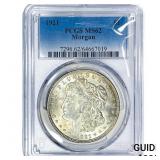 1921 Morgan Silver Dollar PCGS MS62