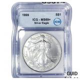 1999 Silver Eagle ICG MS69+