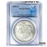 1898-O Morgan Silver Dollar PCGS MS62