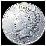 1922-D Silver Peace Dollar NEARLY  UNCIRCULATED
