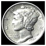 1920-S Silver Mercury Dime CLOSELY UNCIRCULATED