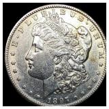 1897-S Silver Morgan Dollar CLOSELY UNCIRCULATED