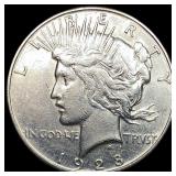1928 Silver Peace Dollar NEARLY UNCIRCULATED