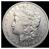 1901-S Silver Morgan Dollar LIGHTLY CIRCULATED