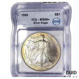 1999 Silver Eagle ICG MS69+