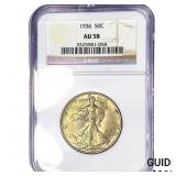 1936 Walking Liberty Half Dollar NGC AU58
