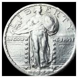 1924-S Standing Liberty Quarter CLOSELY  UNCIRCUL