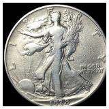 1938-D Silver Walking Liberty Half Dollar NEARLY U