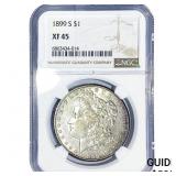 1899-S Morgan Silver Dollar NGC XF45