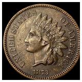 1873 Indian Head Cent CHOICE AU