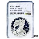 2020-W Silver Eagle NGC PF69 Ultra Cameo