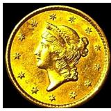 1851 Gold $1 Type 1 CLOSELY UNCIRCULATED