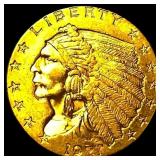 1927 Indian Head Gold $2.50 Quarter Eagle UNCIRCUL