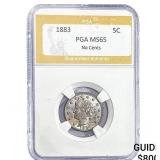 1883 Liberty Victory Nickel PGA MS65 No Cents