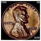 1955 DDO Wheat Cent CHOICE BU