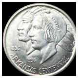 1936 Arkansas Centennial Silver Half Dollar CHOICE