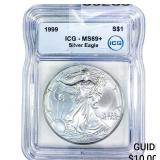 1999 Silver Eagle ICG MS69+