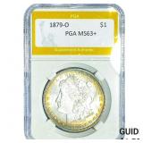 1879-O Morgan Silver Dollar PGA MS63+
