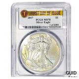 2017 Silver Eagle PCGS MS70