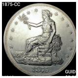 1875-CC Silver Trade Dollar