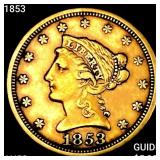 1853 $2.50 Gold Quarter Eagle