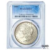 1889 Morgan Silver Dollar PCGS MS64