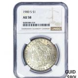 1900-S Morgan Silver Dollar NGC AU58