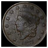 1827 Coronet Head Large Cent CLOSELY  UNCIRCULATE