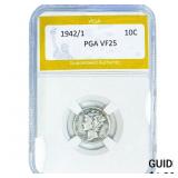 1942/1 Mercury Silver Dime PGA VF25