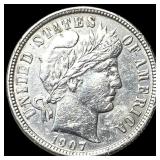 1907-O Silver Barber Dime CLOSELY  UNCIRCULATED
