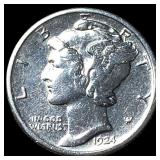 1924-S Silver Mercury Dime CLOSELY  UNCIRCULATED