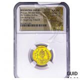 Byzantine Phocas 602-610 AD Gold Solidus Ch AU