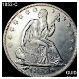 1853-O Seated Liberty Half Dollar