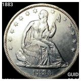 1883 Seated Liberty Half Dollar