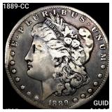 1889-CC Morgan Silver Dollar
