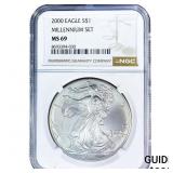 2000 Silver Eagle NGC MS69