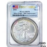 2016 Silver Eagle PCGS MS70
