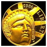 1986-W Gold $5 Statue of Liberty Commemorative GEM