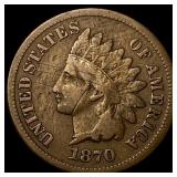 1870 Indian Head Cent LIGHTLY CIRCULATED