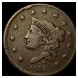1836 Coronet Head Large Cent LIGHTLY CIRCULATED