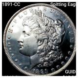 1891-CC Spitting Eagle Morgan Silver Dollar