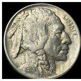 1919 Buffalo Nickel NEARLY UNCIRCULATED