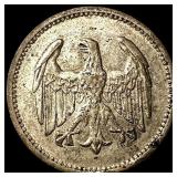 1924 German Silver 1 Mark