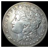 1904-S Silver Morgan Dollar NEARLY UNCIRCULATED